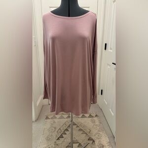 Piko 1988 Dusty Rose Long Sleeve Top